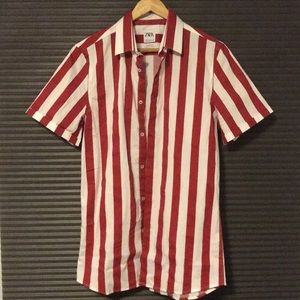 Striped button up ZARA